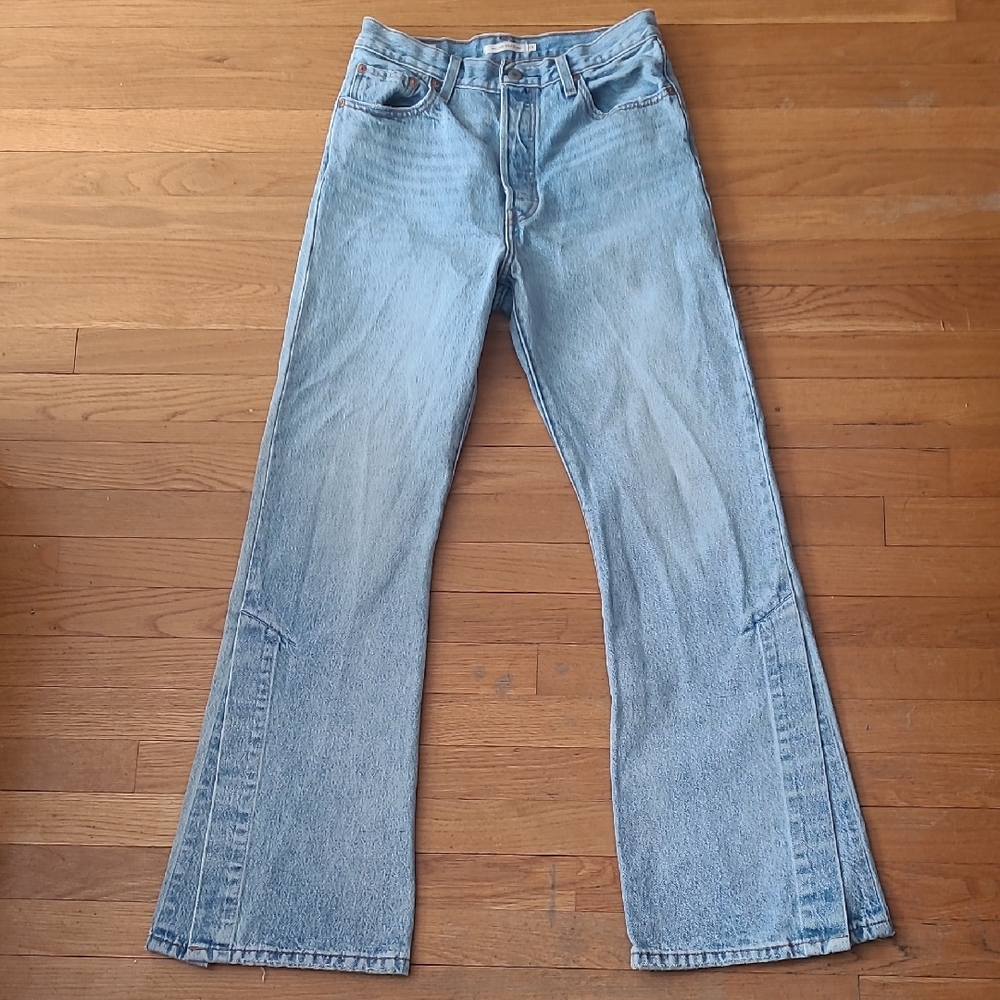 Levi's Ribcage Split Flare Jeans